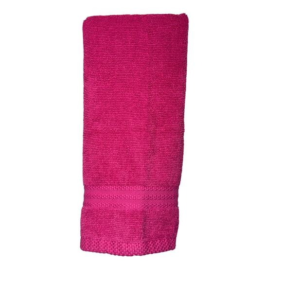 Set of 4 Glamburg Hand Towels Pink 100% Cotton Ultra Soft Made in India - Picture 4 of 9